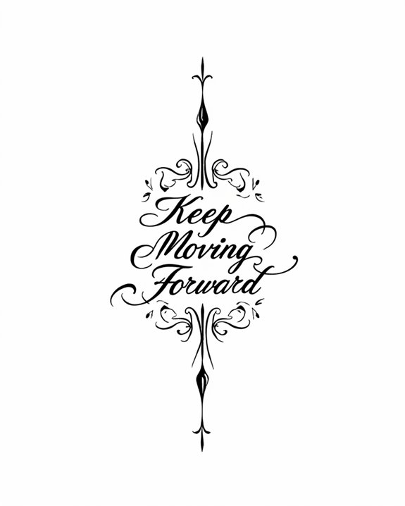 elegant script meaningful words