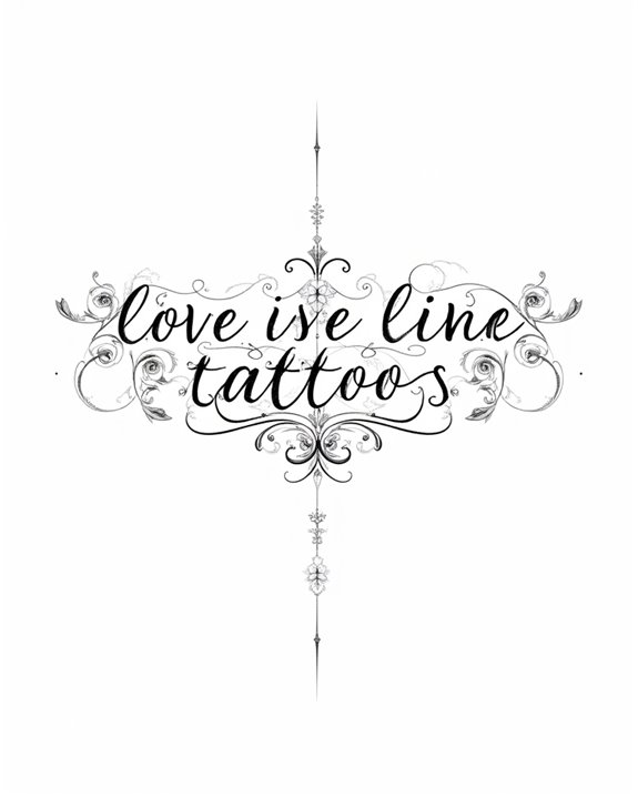 elegant script with embellishments