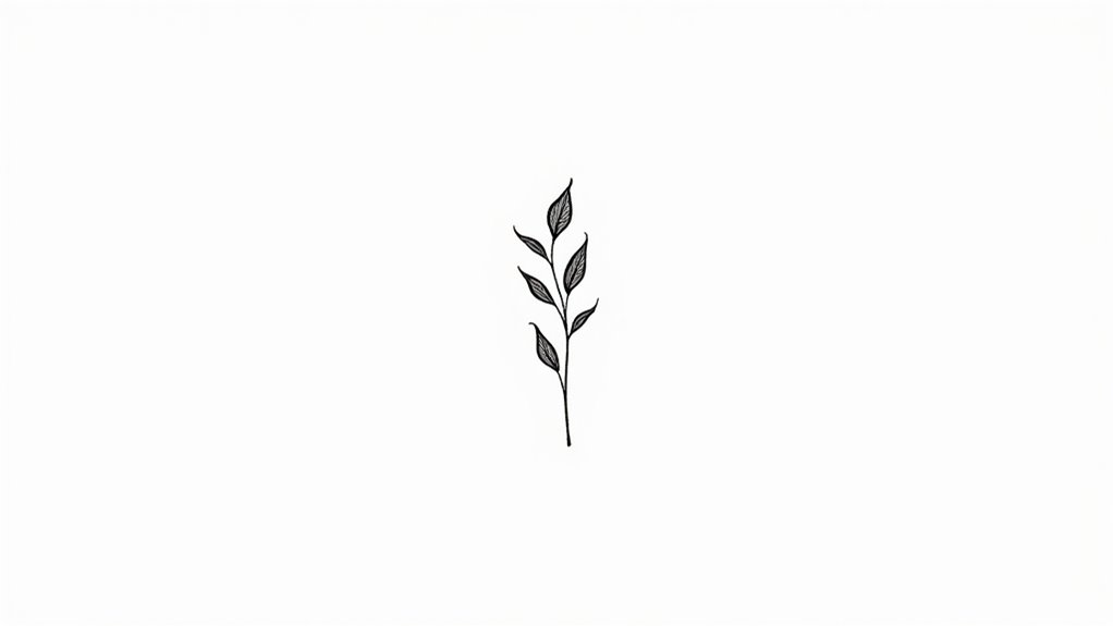 elegant simple forearm tattoos