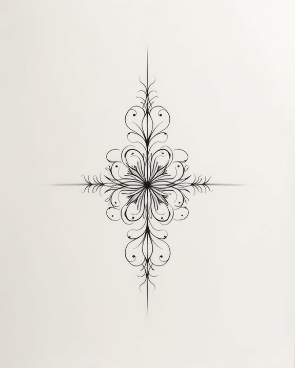 elegant simple protective symbol