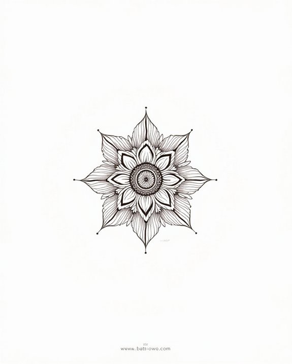 elegant spiritual balanced design
