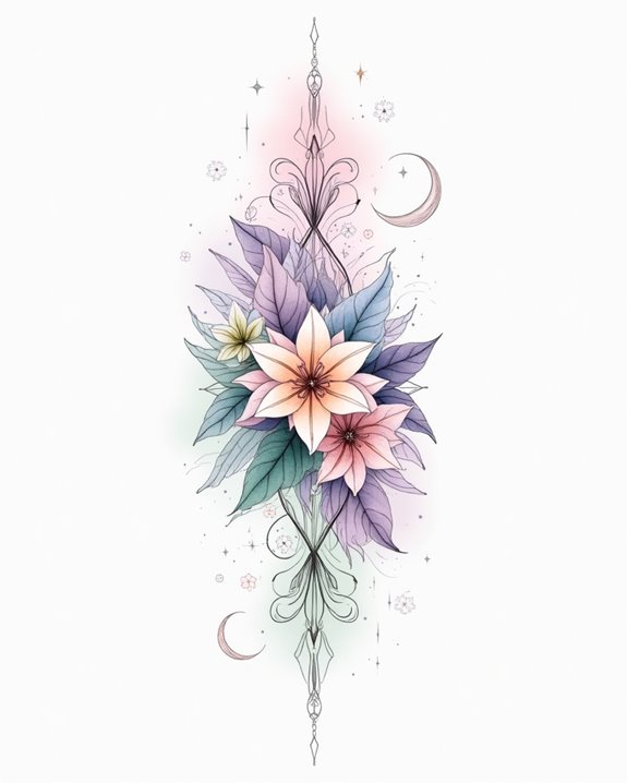elegant subtle watercolor accents