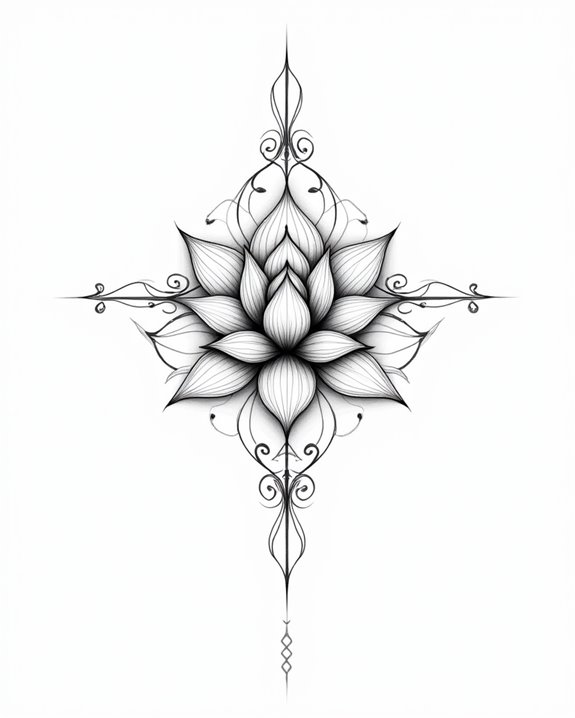 elegant symbol of transformation