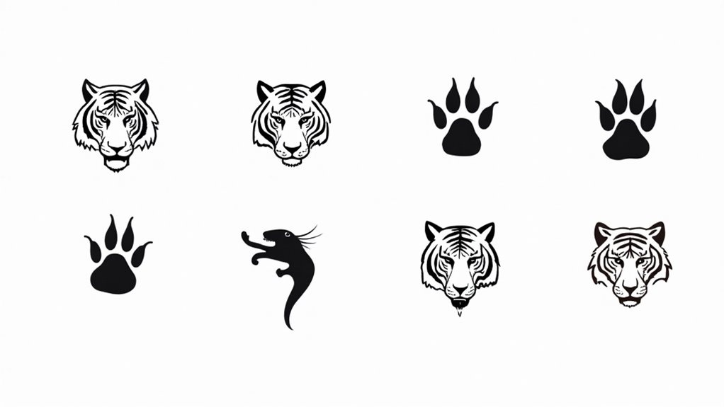 elegant tiger tattoo ideas