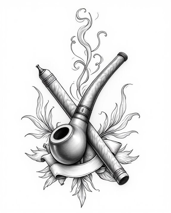 elegant timeless tobacco symbolism