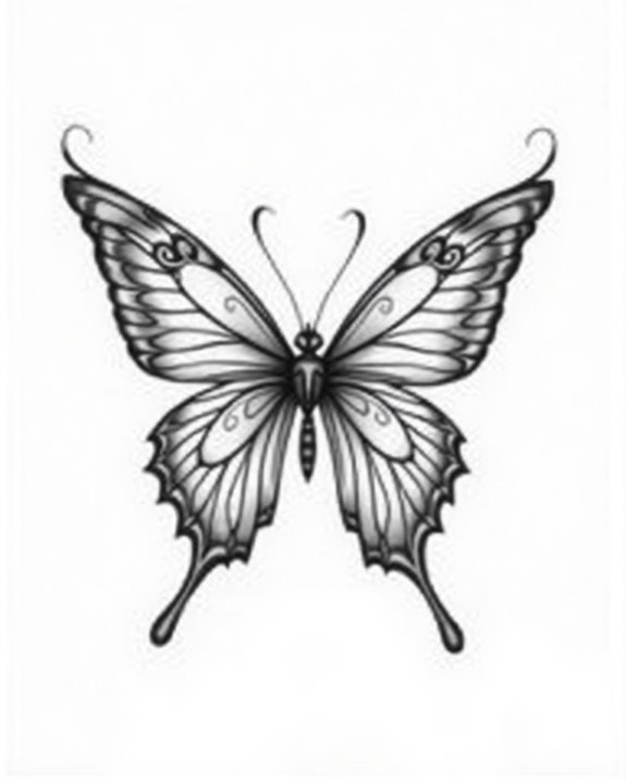 elegant transformation delicate symbolism