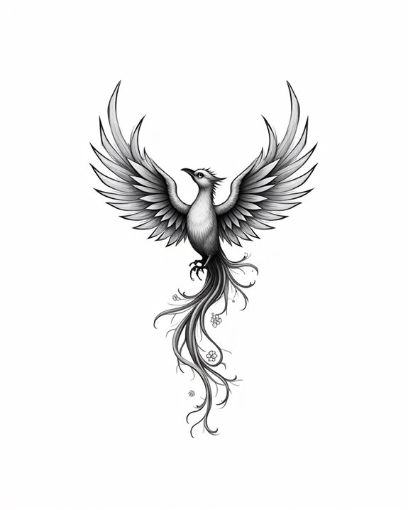 elegant transformation symbolized gracefully