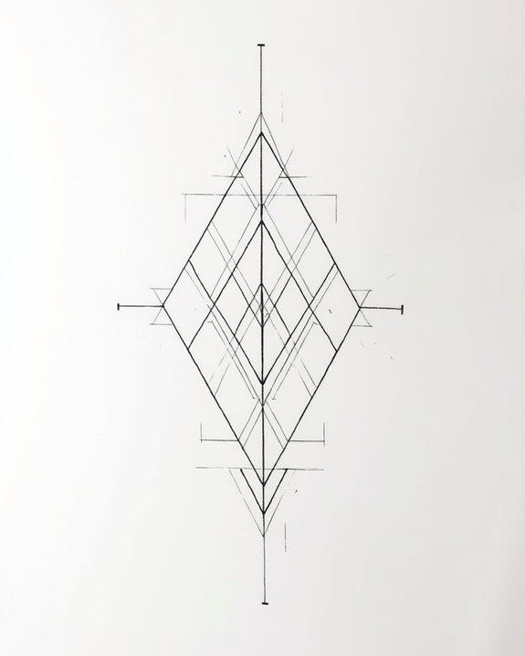 elegant triangle tattoo placement