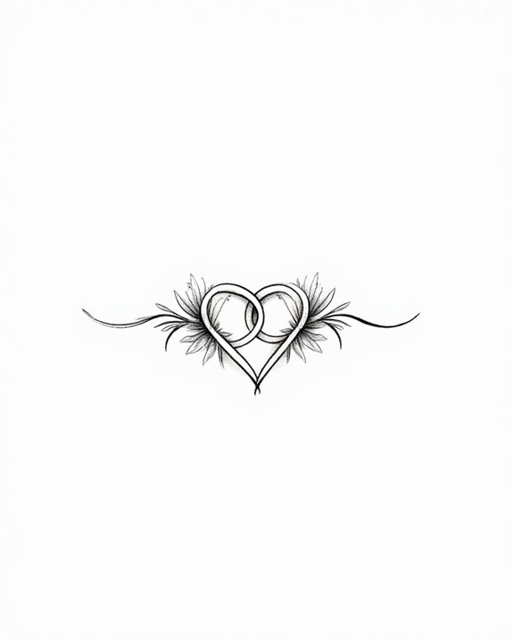 elegant unbreakable love symbol