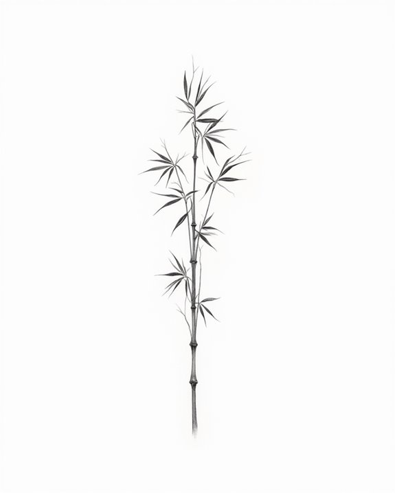 elegant understated bamboo design