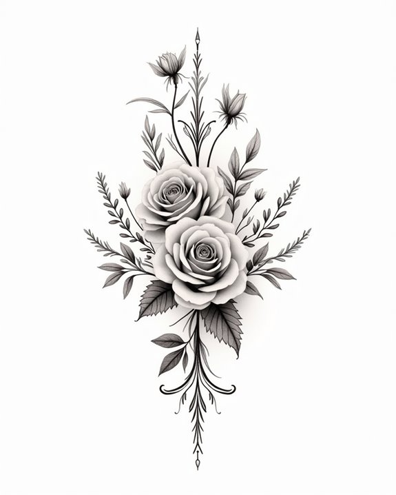 elegant vintage botanical artistry