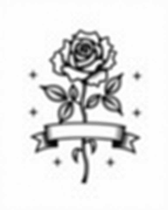 elegant vintage floral tattoos