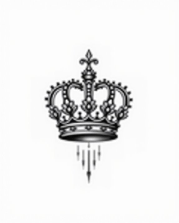elegant vintage regal crown