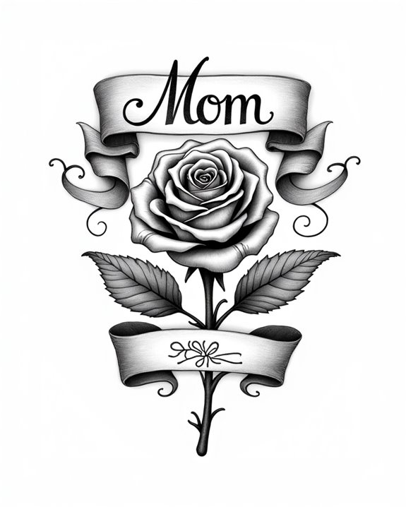 elegant vintage rose tribute