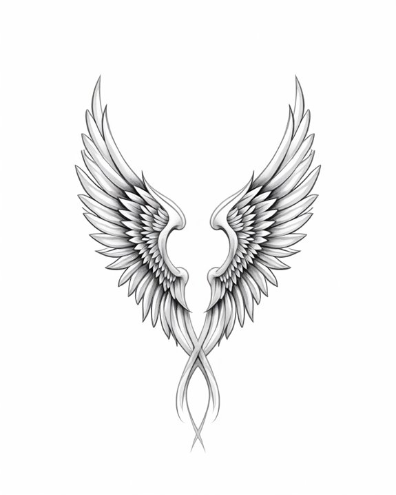 elegant winged ankle design