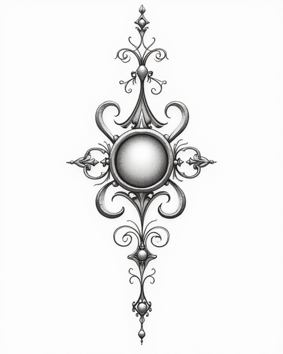 elegant zodiac symbol tattoos