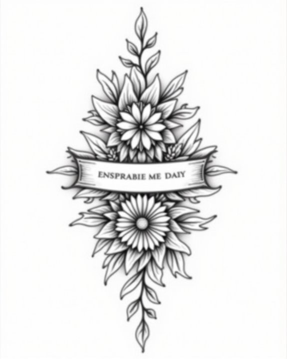 empowering personal affirmation tattoo
