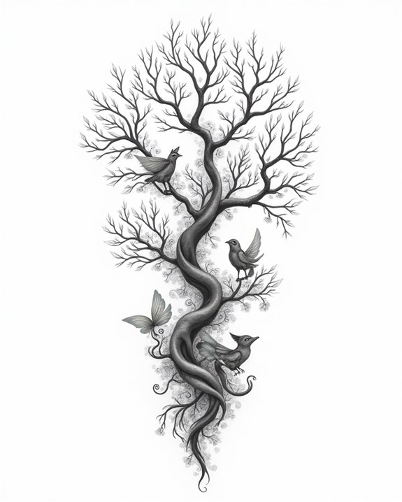 enchanted woodland creature tattoos