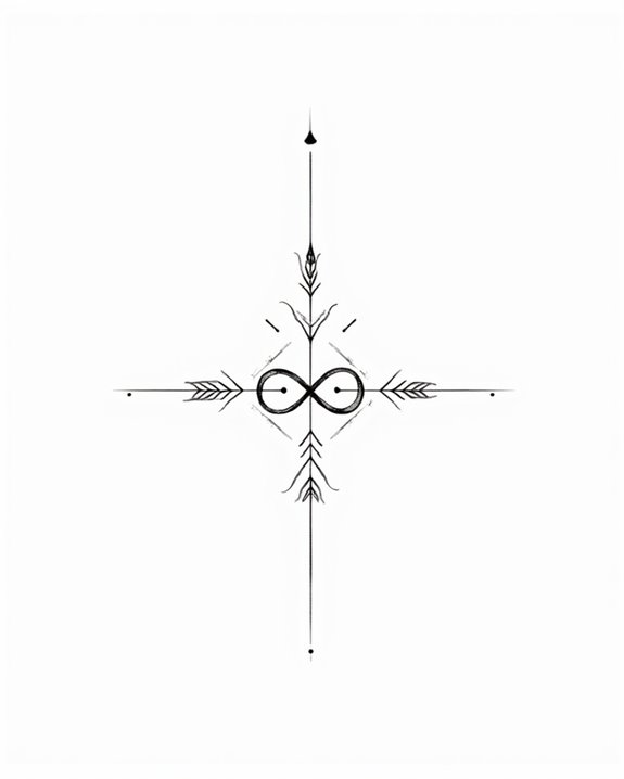 eternal love arrow tattoo
