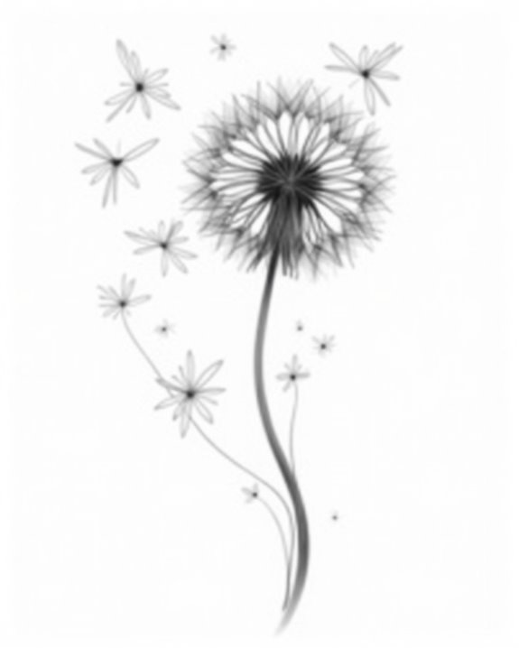 ethereal dandelion dreamsymbol