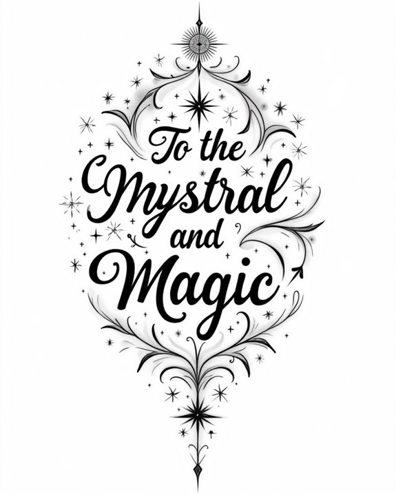 ethereal mystical quote tattoo