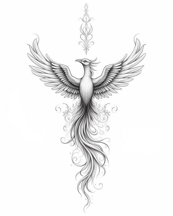 ethereal rebirth with delicate shading