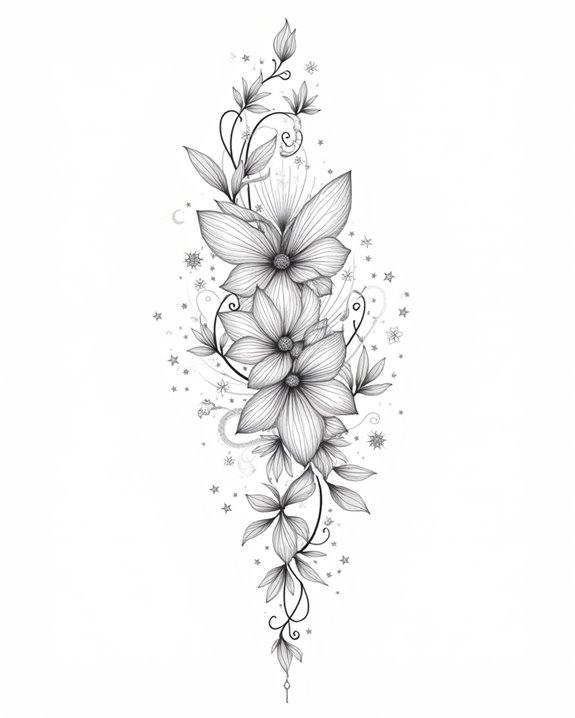ethereal whimsical fantasy tattoo