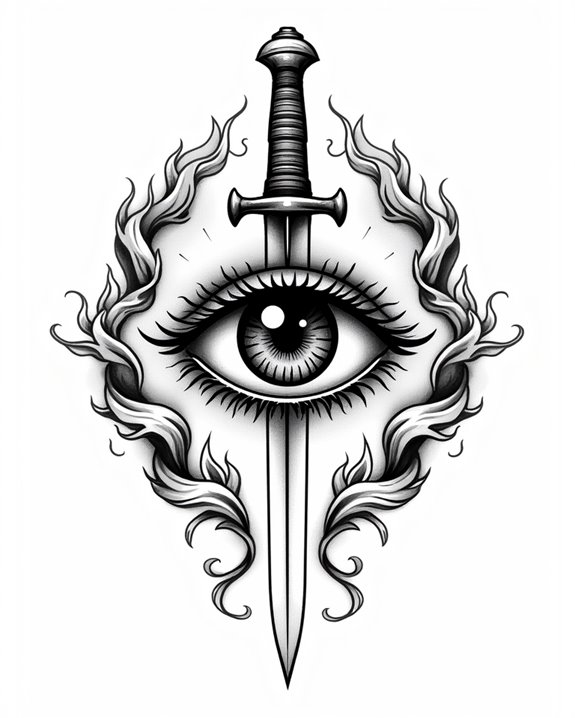 eye dagger betrayal resilience