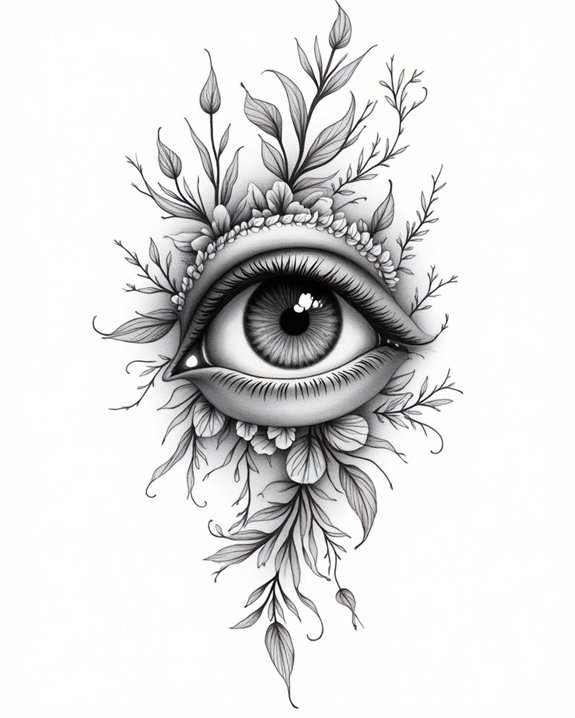 eyes reflect nature s secrets