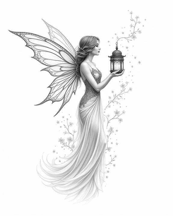 fairy guides with light