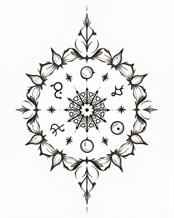 family zodiac inspired tattoo symbolism