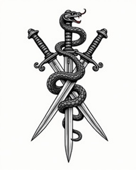fearless bold snake dagger