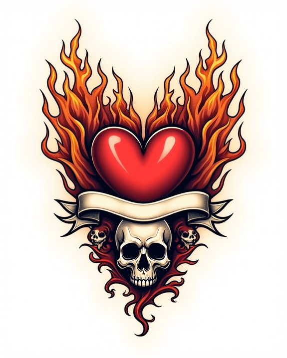 fearless fiery passionate tattoo