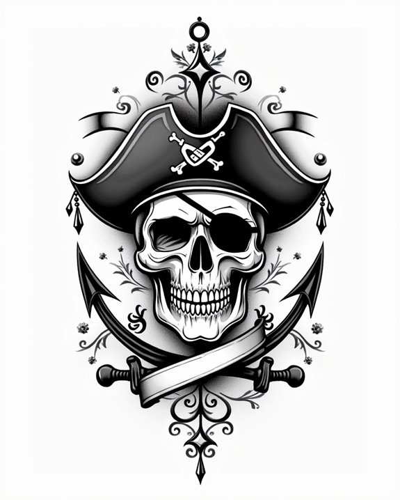 fearless pirate sword warrior