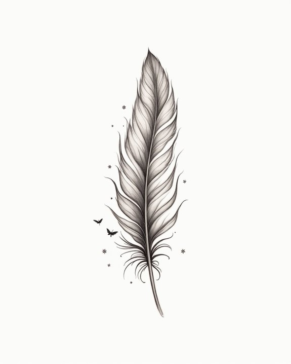 feathered freedom bold symbolism