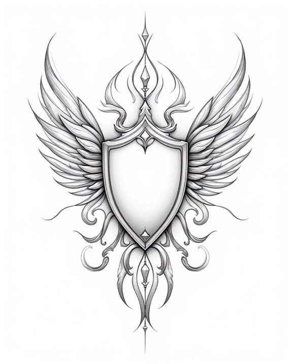 feathered grace elegant power