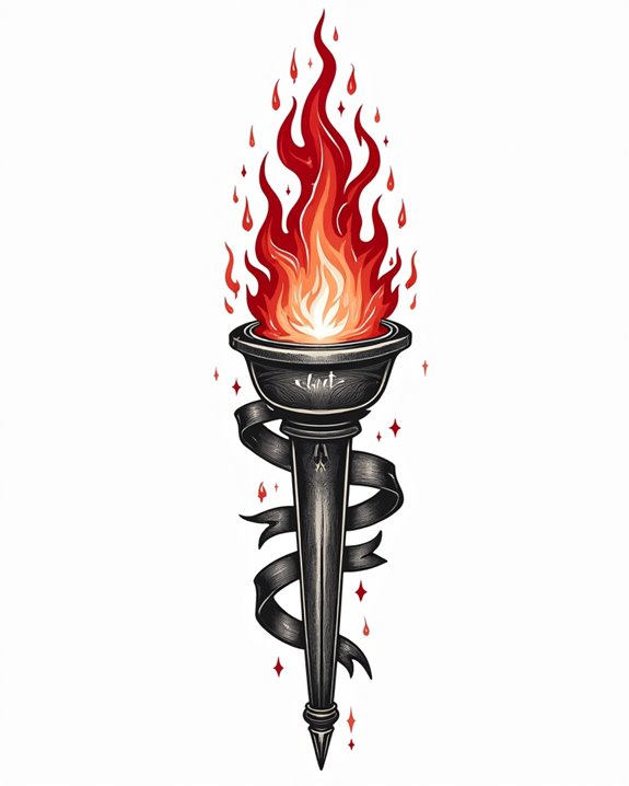 fierce bold flame art
