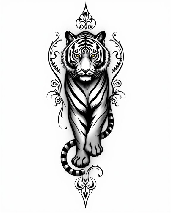 fierce colorful striped design