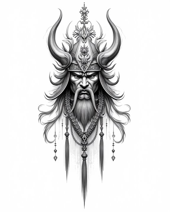 fierce warrior cultural symbol