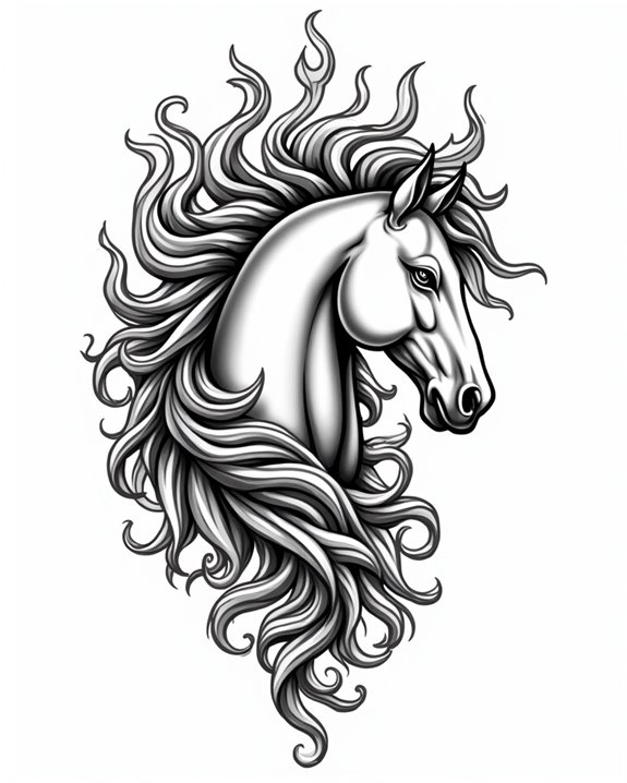 fiery horse spirit symbol