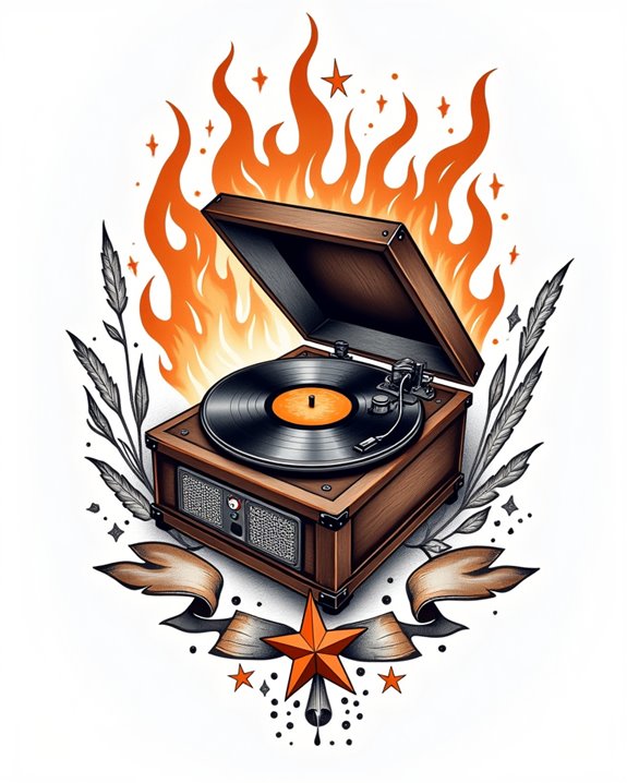 fiery vintage music passion