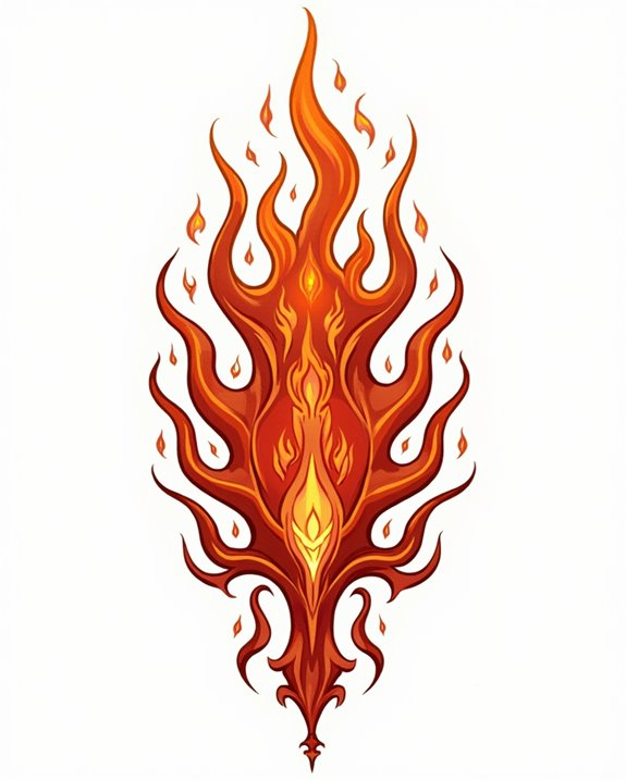 fiery vintage pin up strength