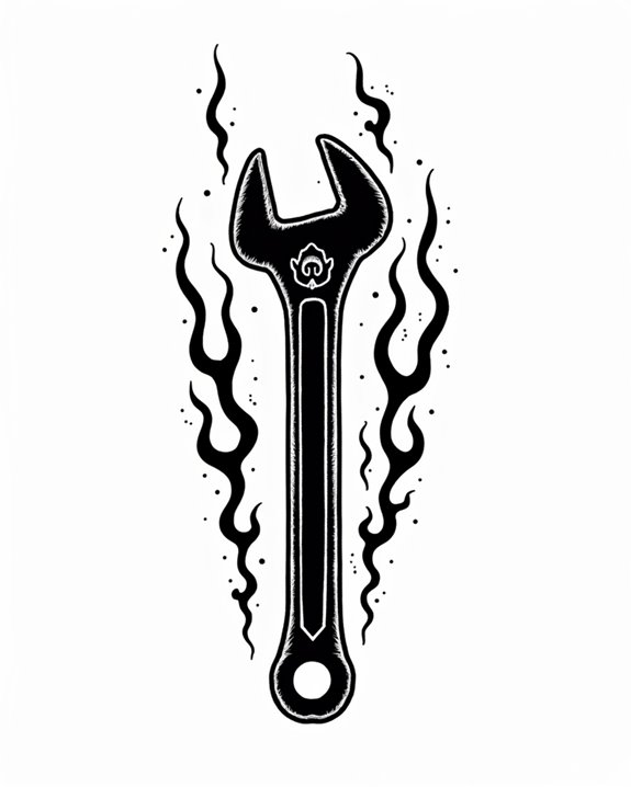 fiery wrench boldly enhanced