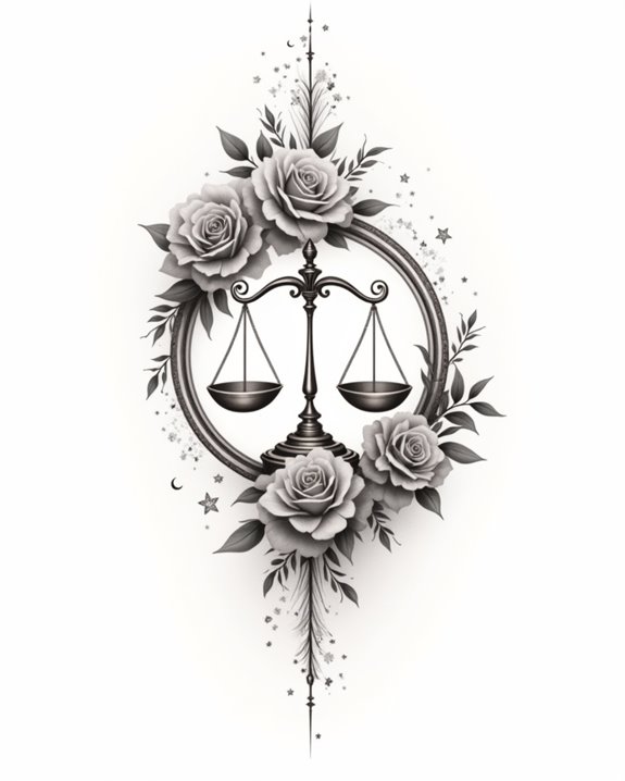 floral balance and elegance