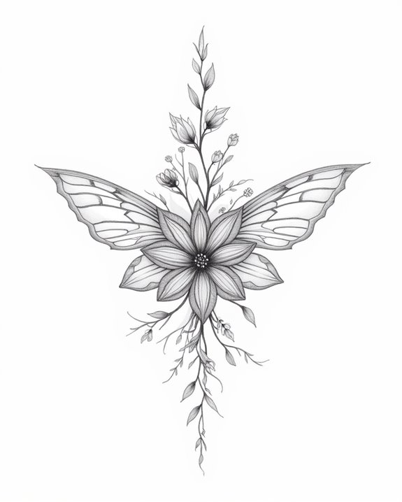 floral fairy tattoo care