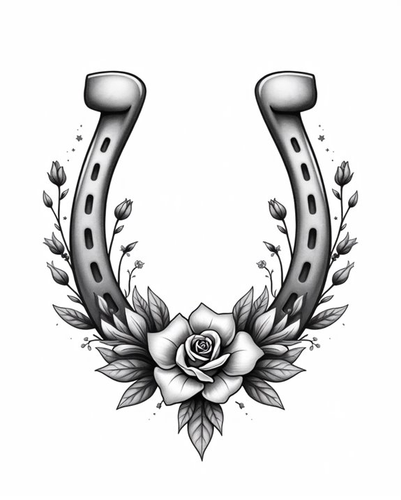 floral luck symbol art