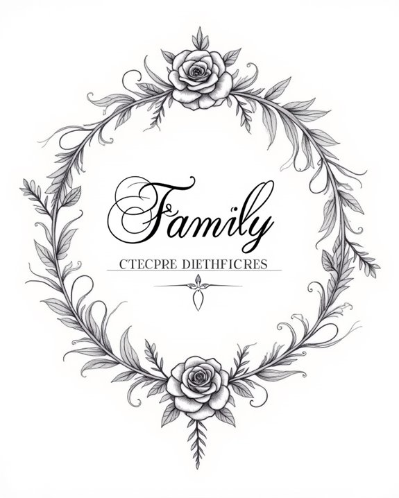 floral names intertwine gracefully