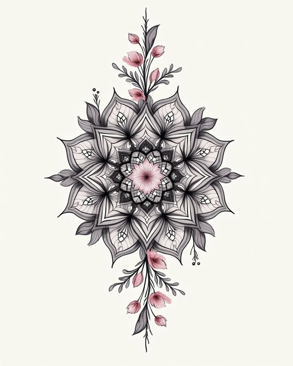 floral yin and yang