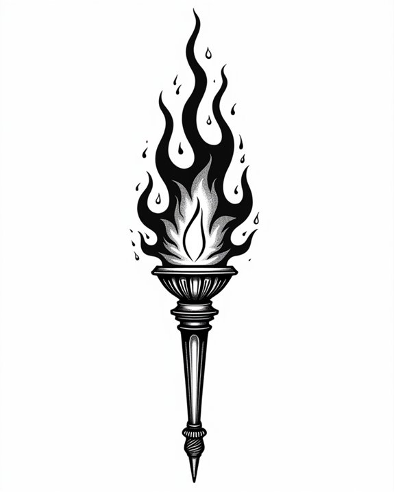 flowing flames timeless power