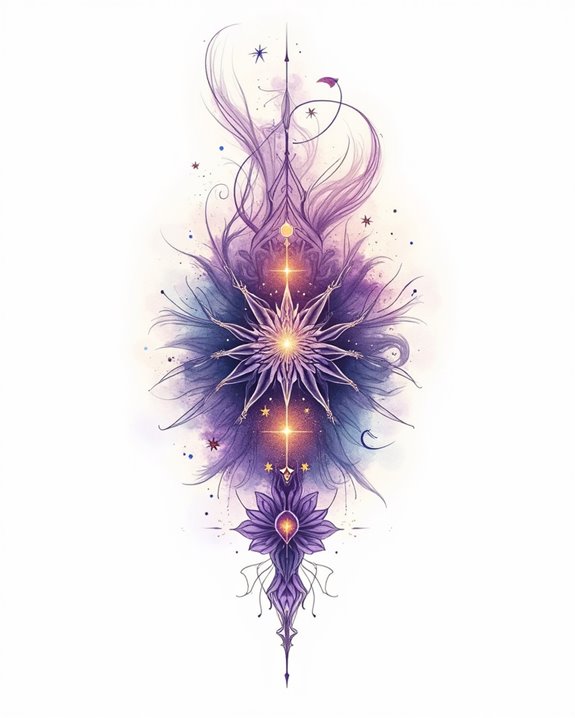 fluid vibrant tattoo art